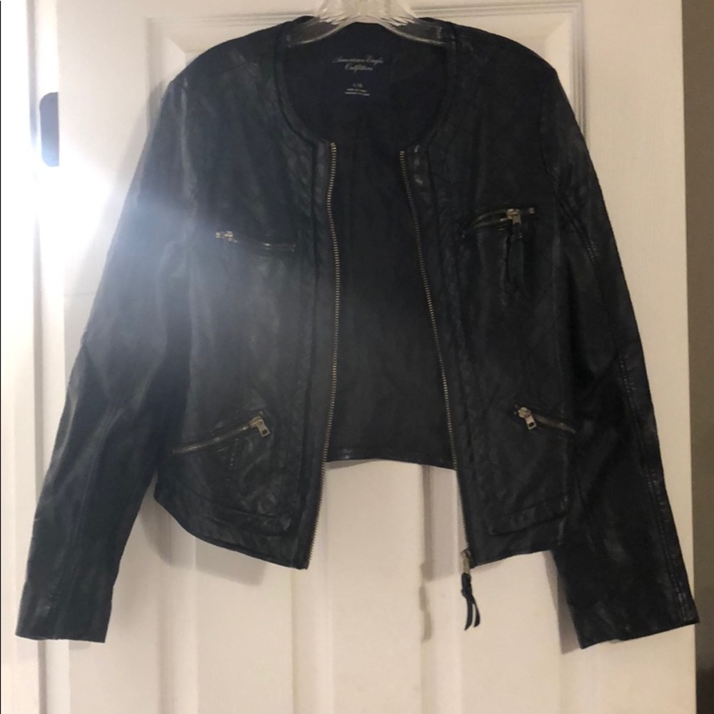 American eagle leather motorcycle jacket